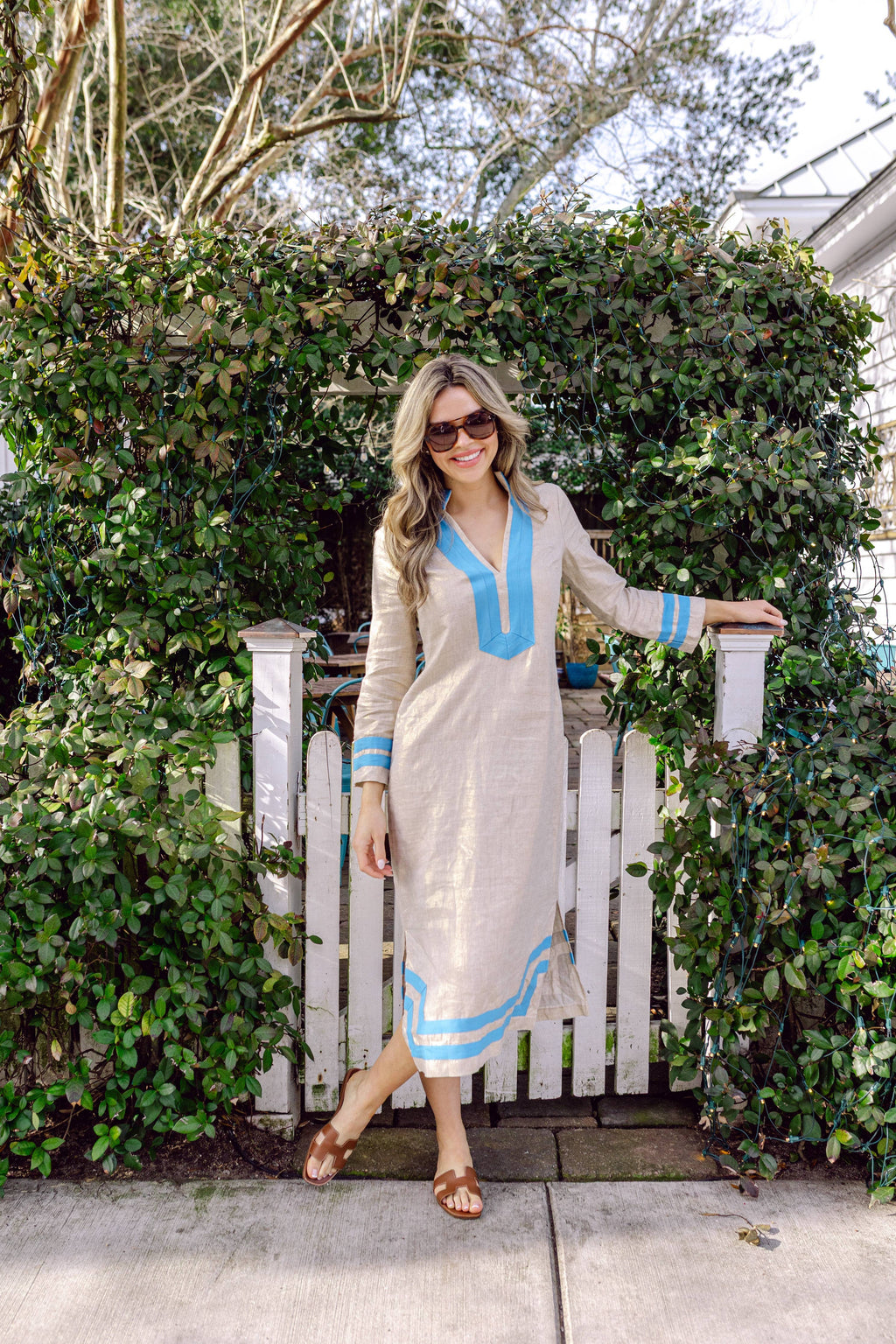 Gold Long Sleeve Classic Maxi Tuinc