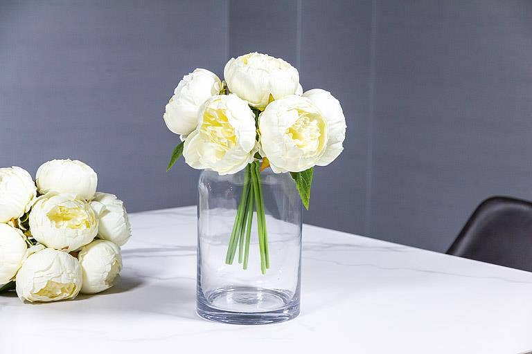 Full Peony Bouquet - 10"H