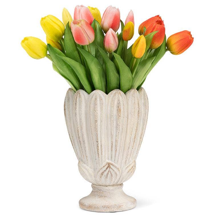 Tulip Shaped Vase-9"H
