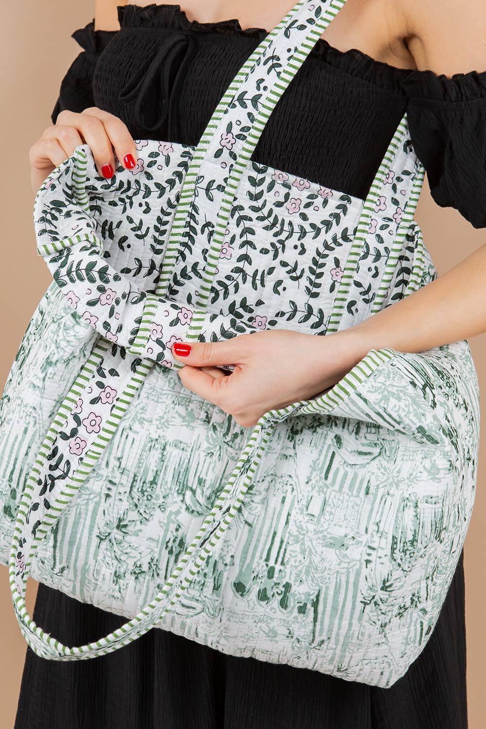 Quilted Tote Bag (BG-50)