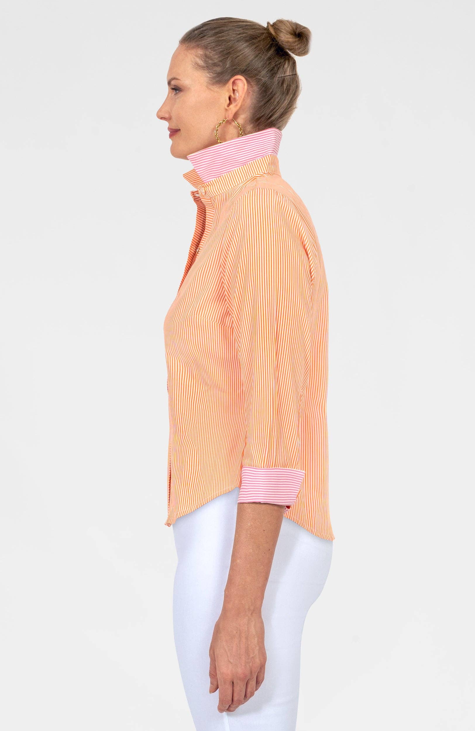 Boyfriend Cotton Shirt - Stripe