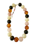 Celia Chunky Beaded Necklace - Neutral
