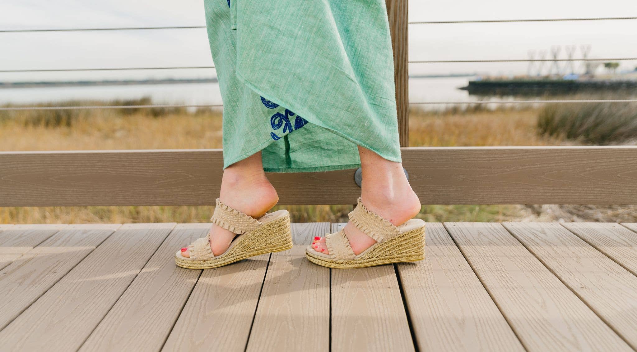 Spring26 Dorset - Backless Heeled Wedge Sandal