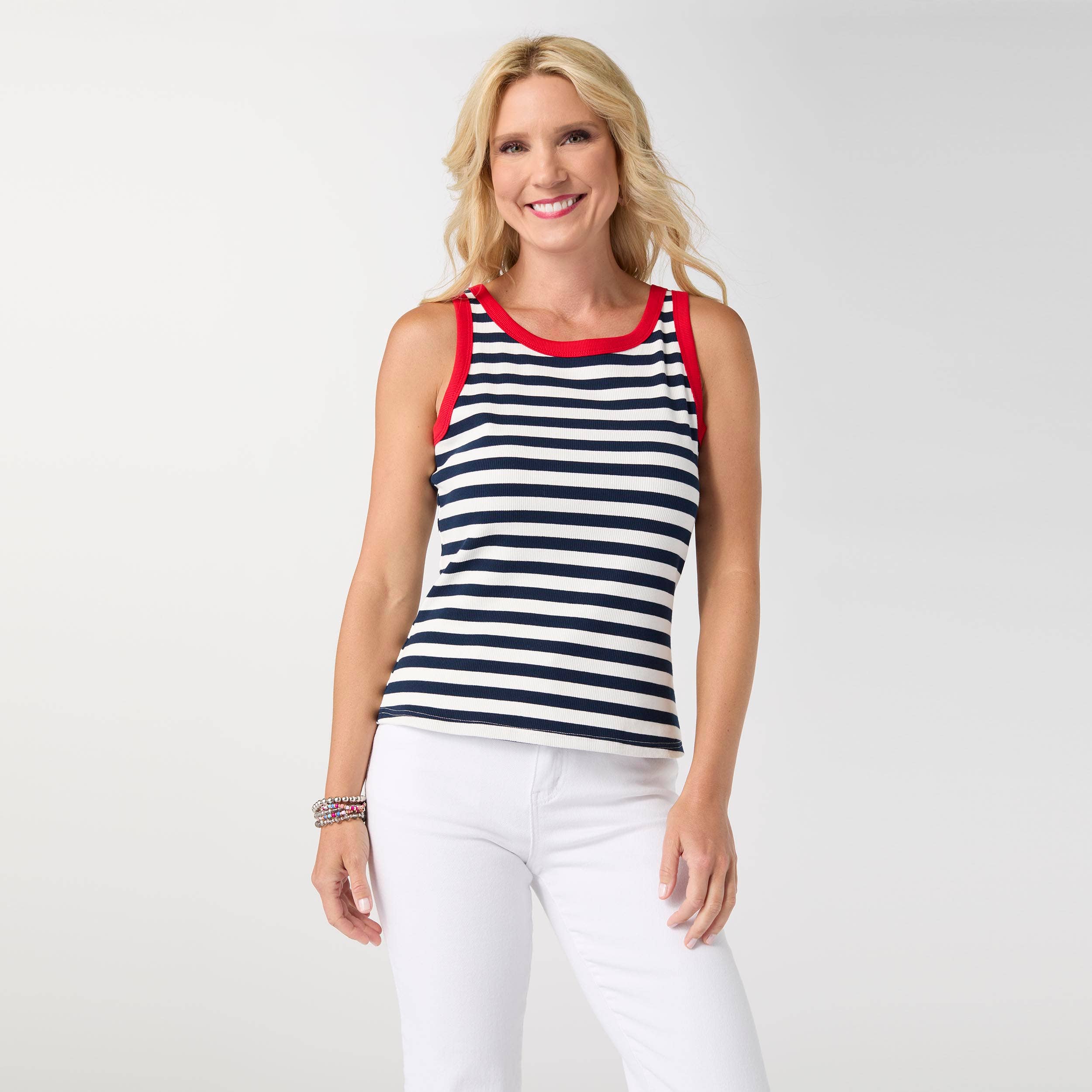 Sawyer Striped Rib Tank