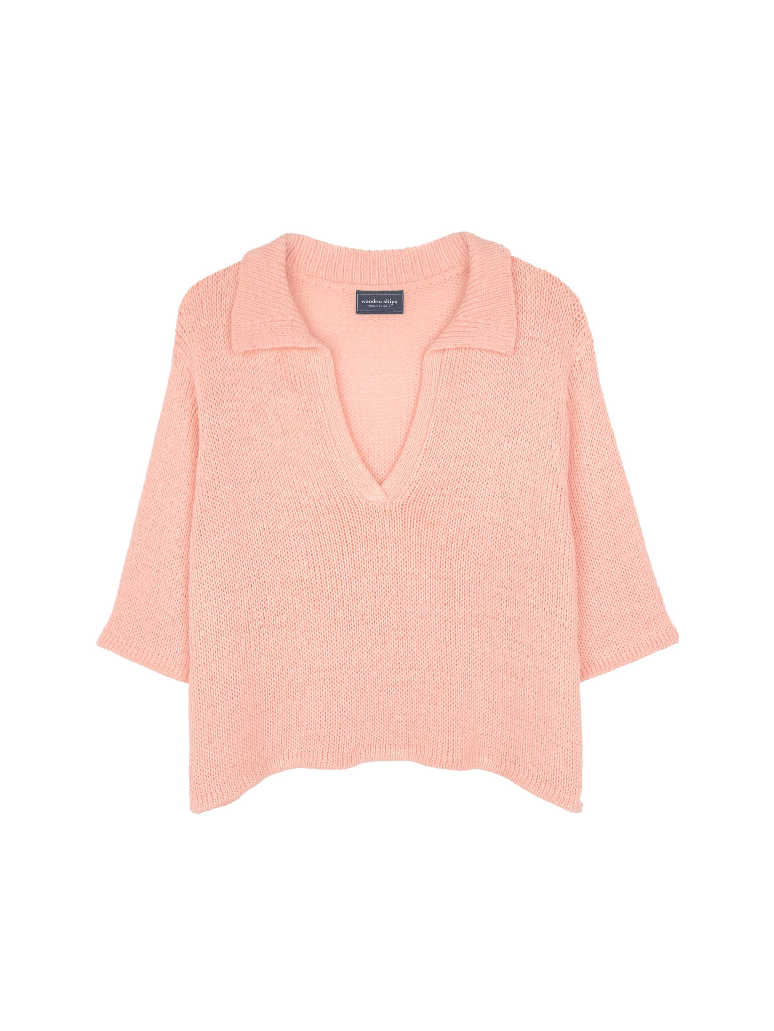Tasha Polo Solid Half Sleeve Top Cotton