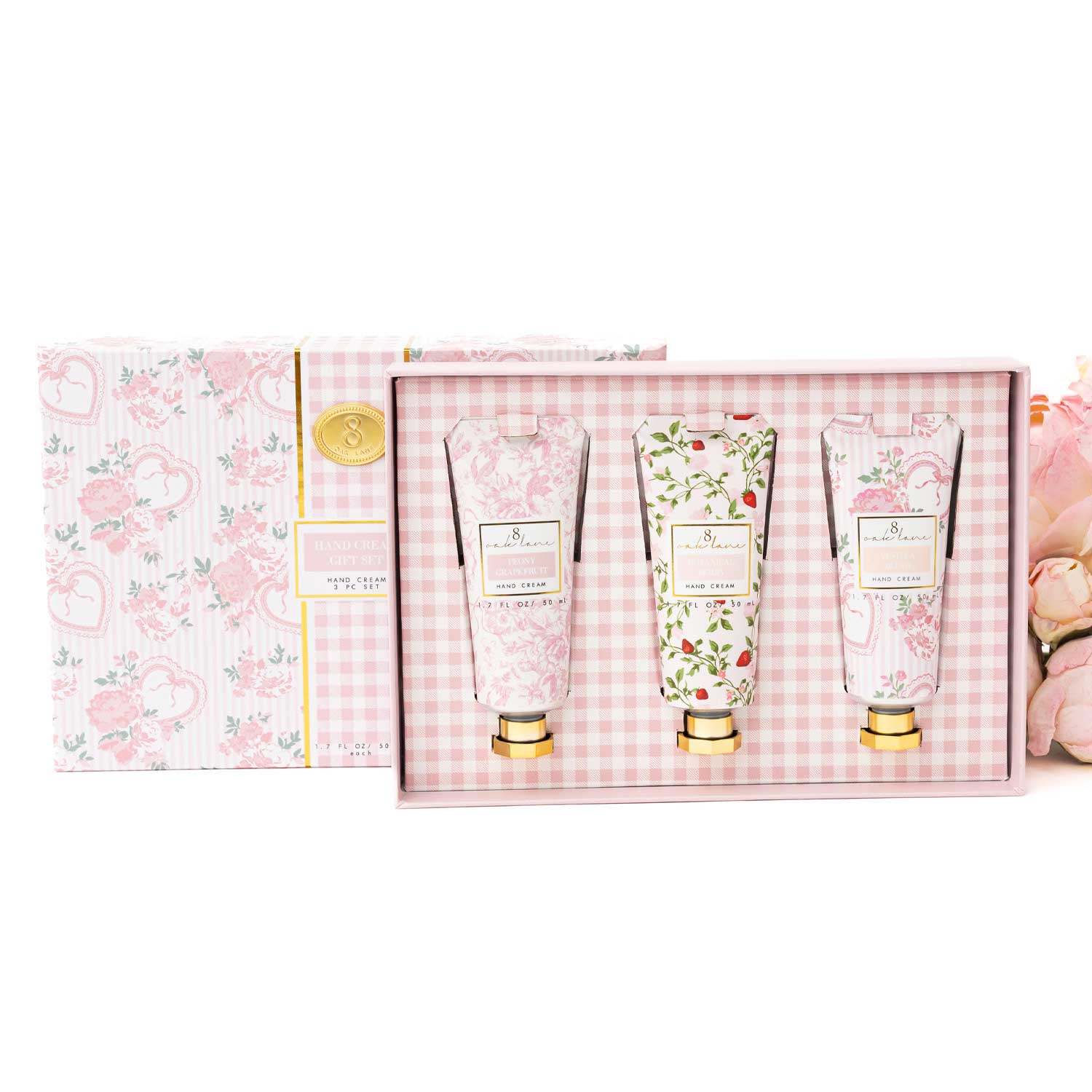 Sweetheart Blooms 3pc Boxed Hand Cream Set