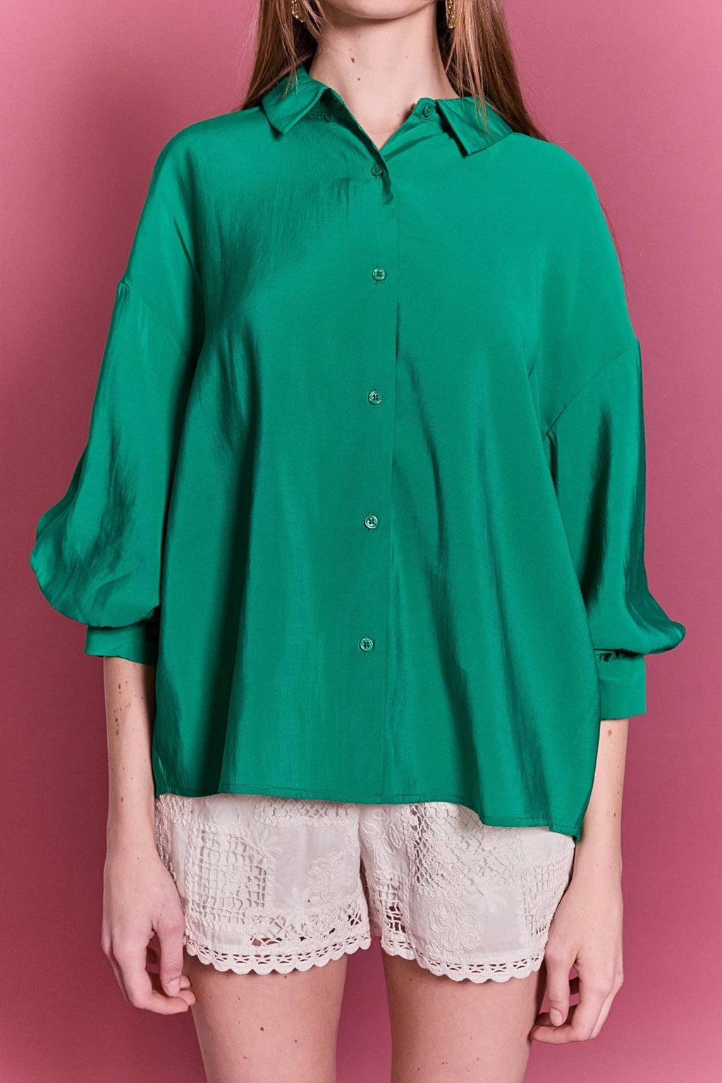 Balloon Sleeve Blouse