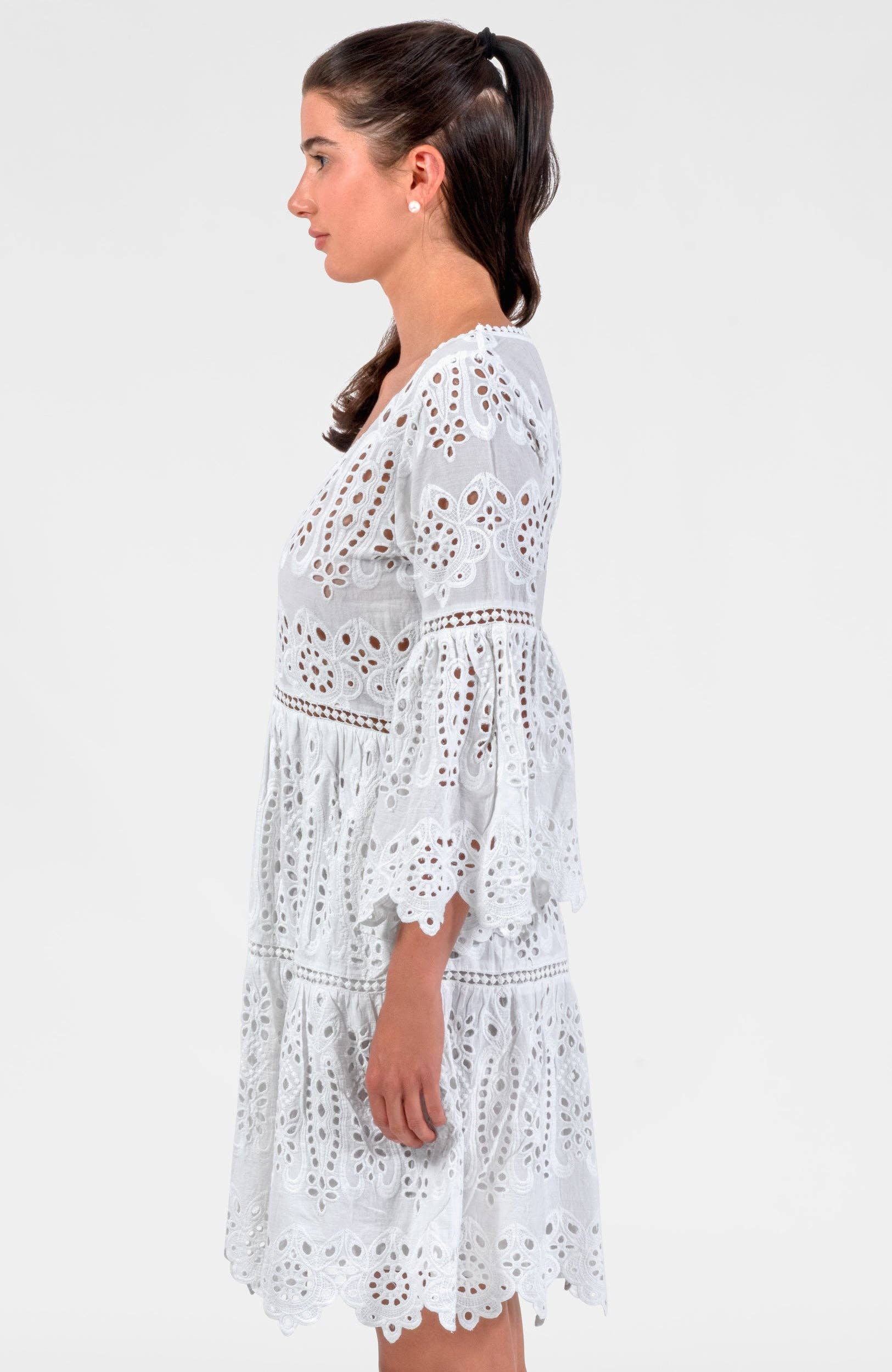 Saucy Dress - Eyelet